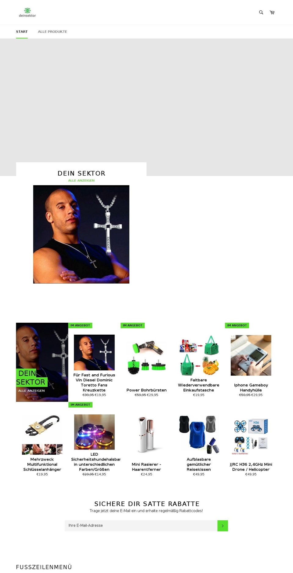 deinsektor.de shopify website screenshot