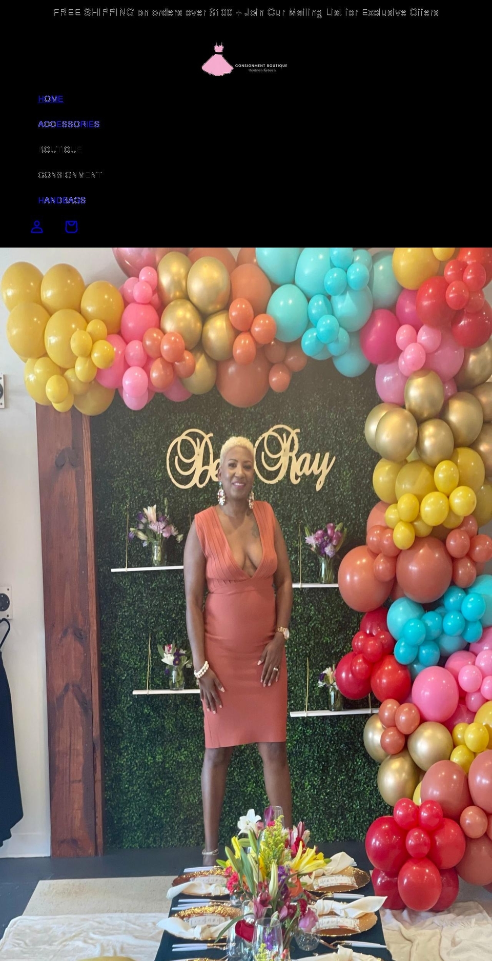 dejarayboutique.com shopify website screenshot