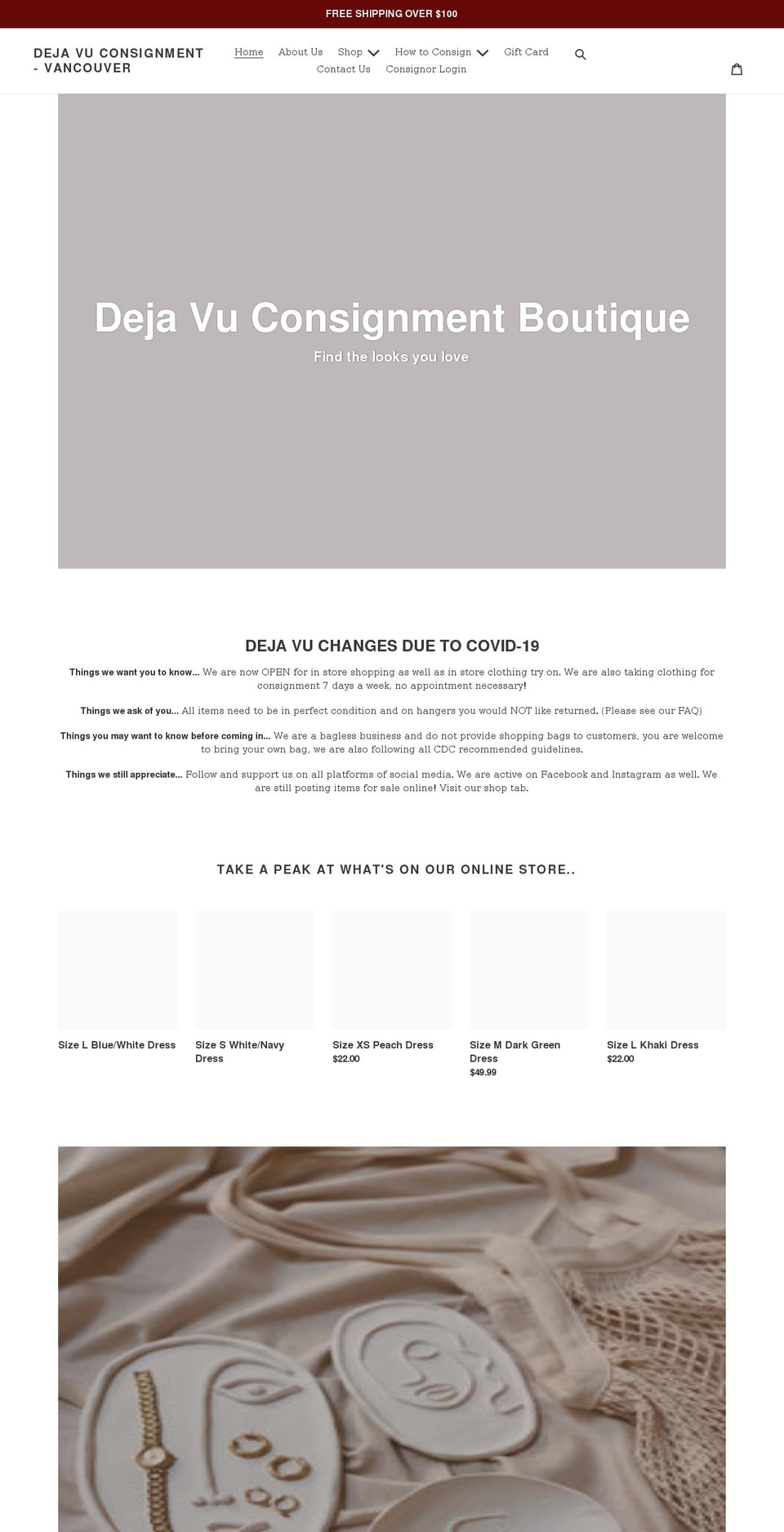 dejavunew2you.com shopify website screenshot