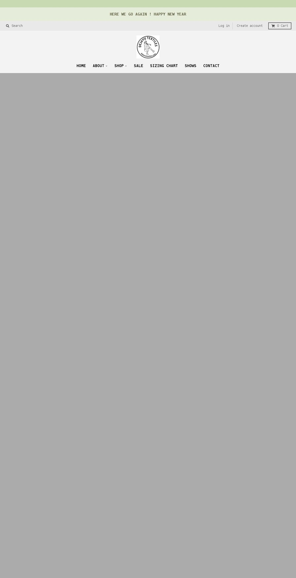 dejavutextiles.com shopify website screenshot