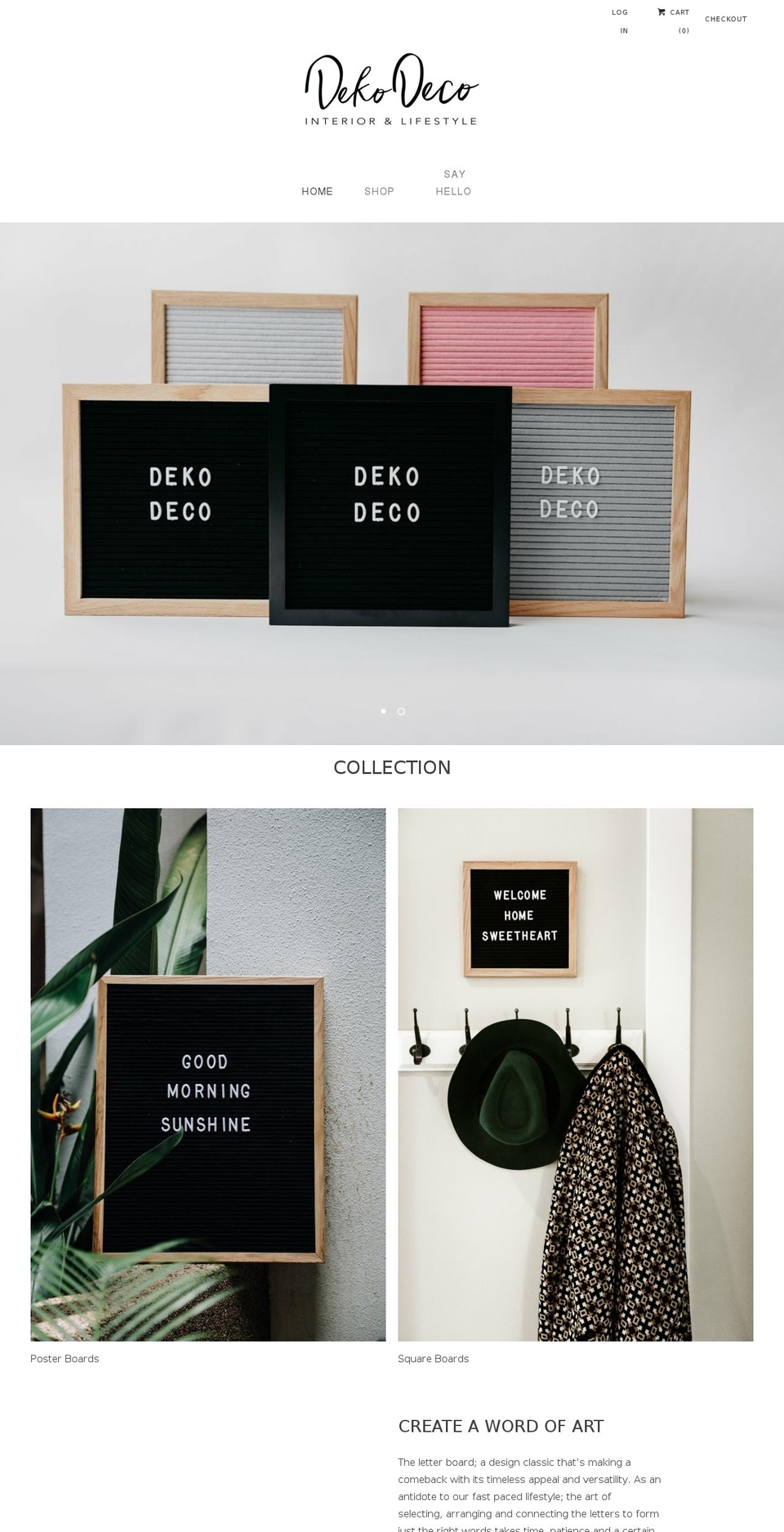 deko-deco.com — Shopify storefront screenshot