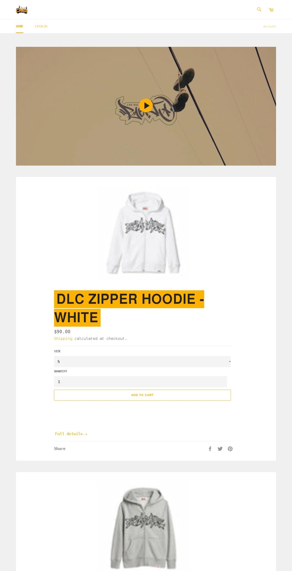 delacallerecords.com shopify website screenshot