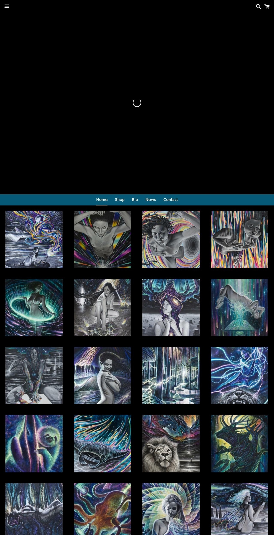 delacanvas.com shopify website screenshot