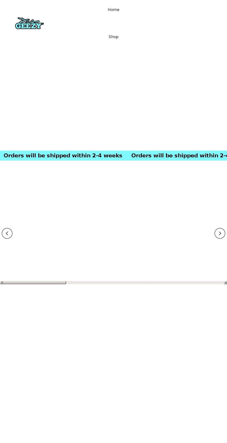 delageezy.com shopify website screenshot