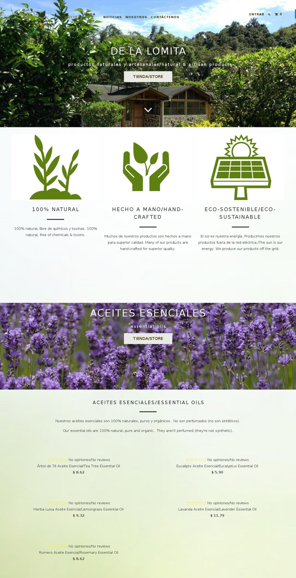 delalomita.com shopify website screenshot