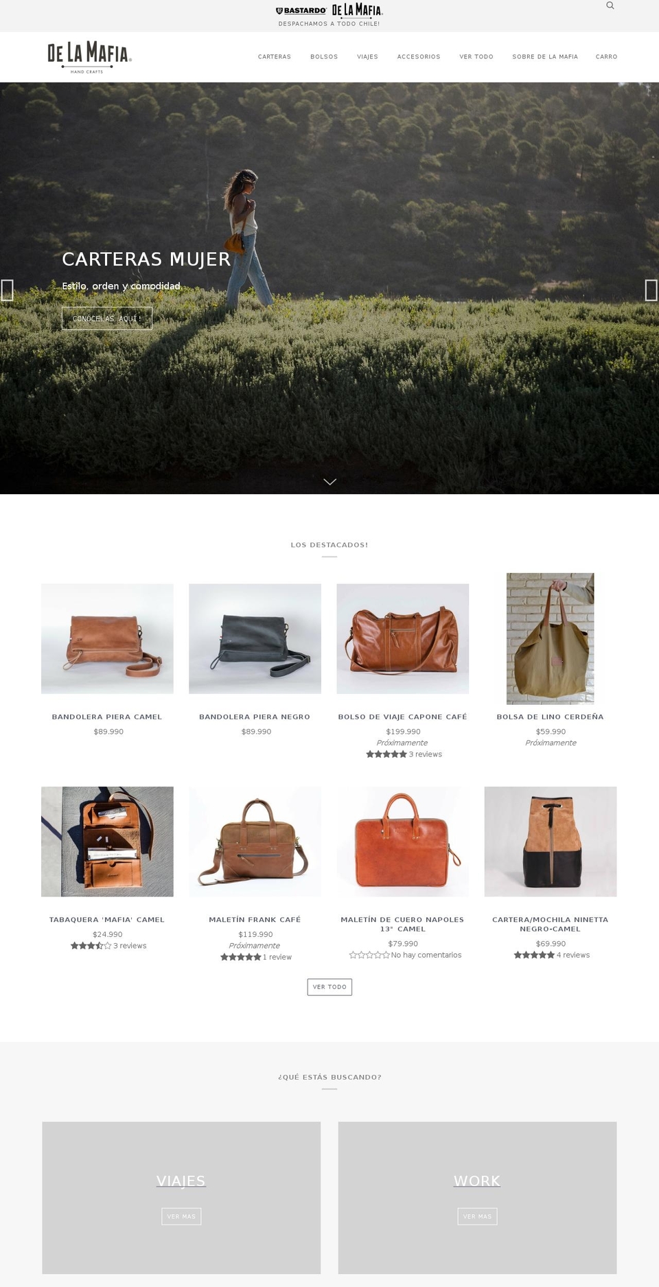 delamafia.com shopify website screenshot