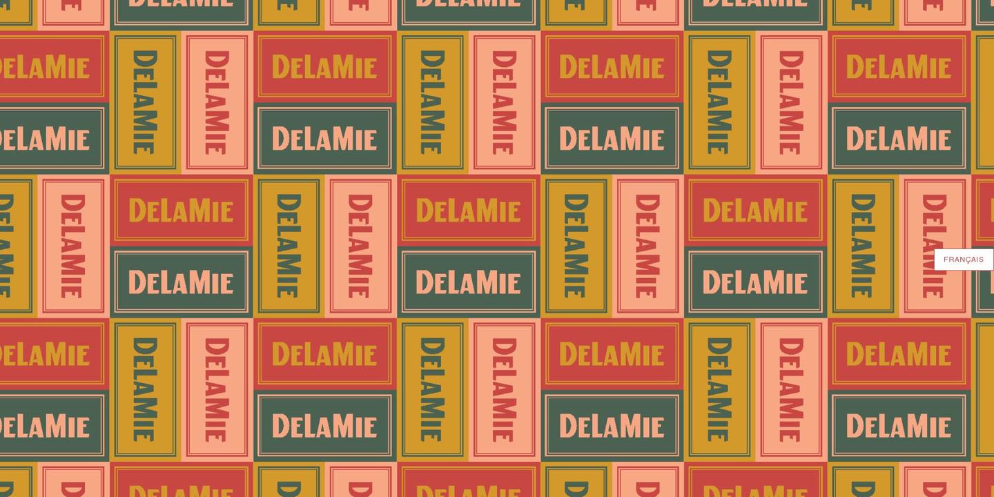 delamie.ca shopify website screenshot