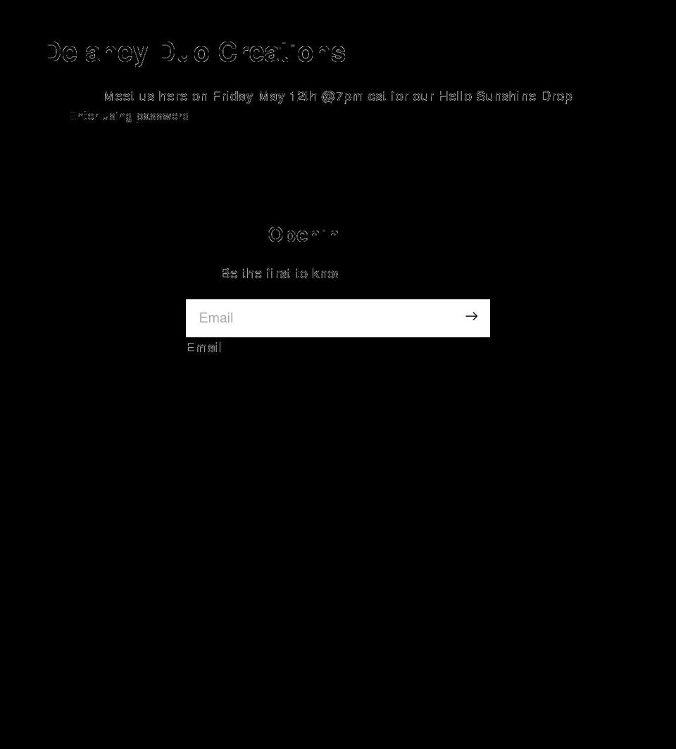 delaneyduocreations.com shopify website screenshot