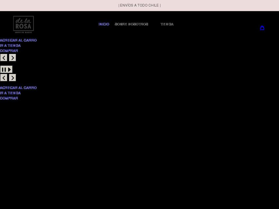 delarosacosmetica.com shopify website screenshot