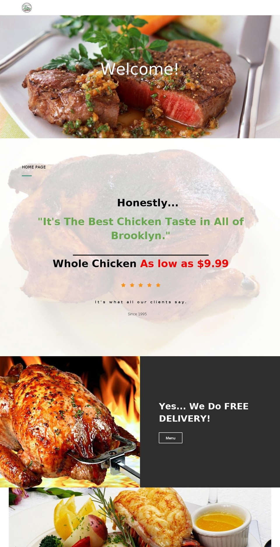 delavegarestaurante.com shopify website screenshot