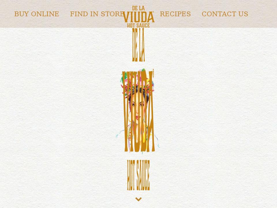delaviudahotsauce.com shopify website screenshot