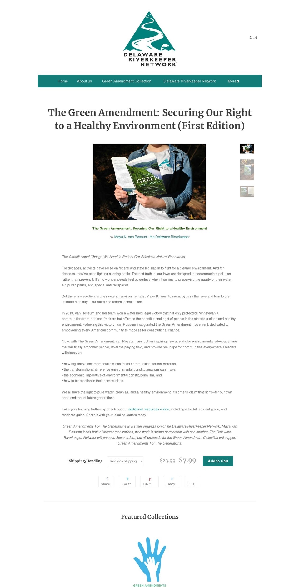 delaware-riverkeeper-network-river-shop.myshopify.com shopify website screenshot