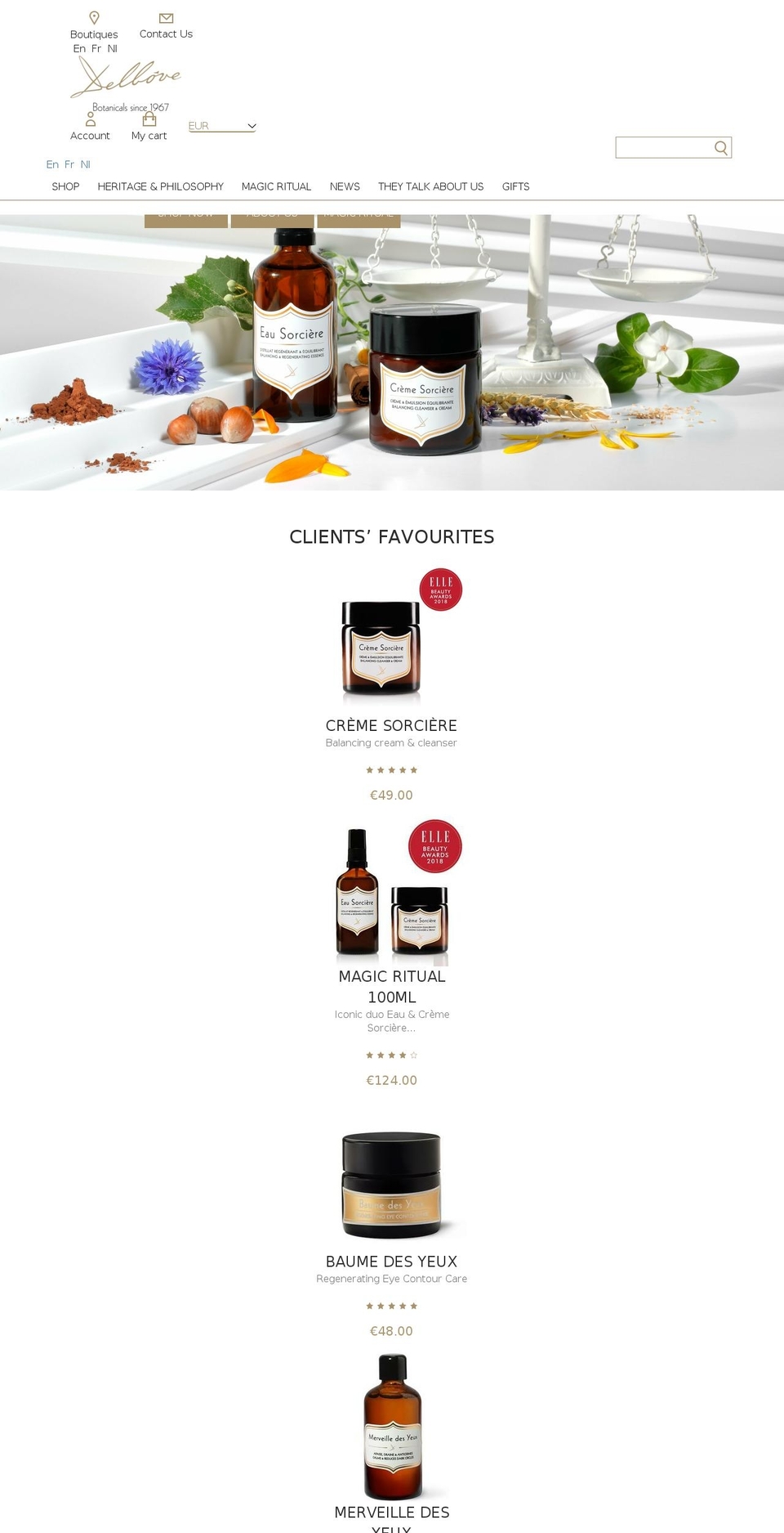 delbove-cosmetics.biz shopify website screenshot