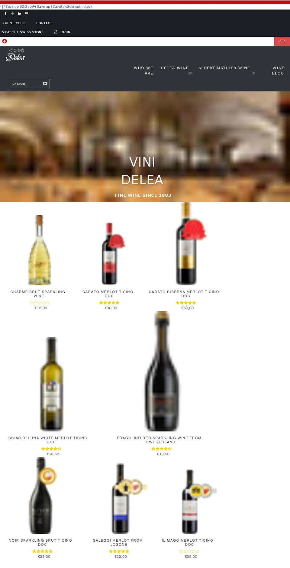 delea.com shopify website screenshot
