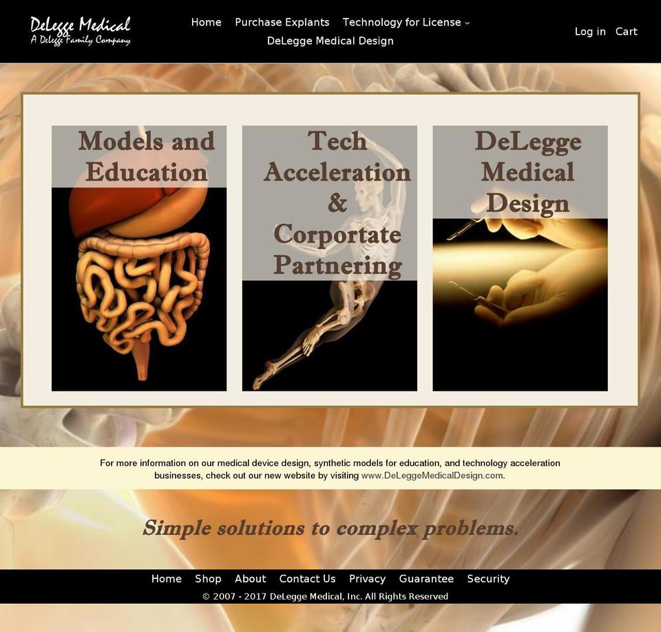 deleggemedicalconsulting.com shopify website screenshot