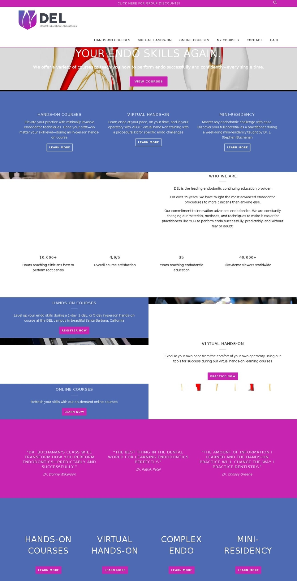 delendo.com shopify website screenshot