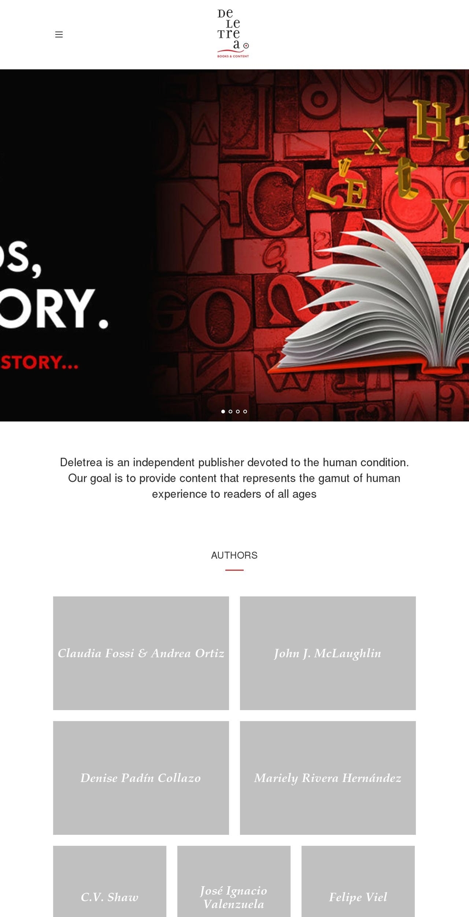 deletrea.net shopify website screenshot