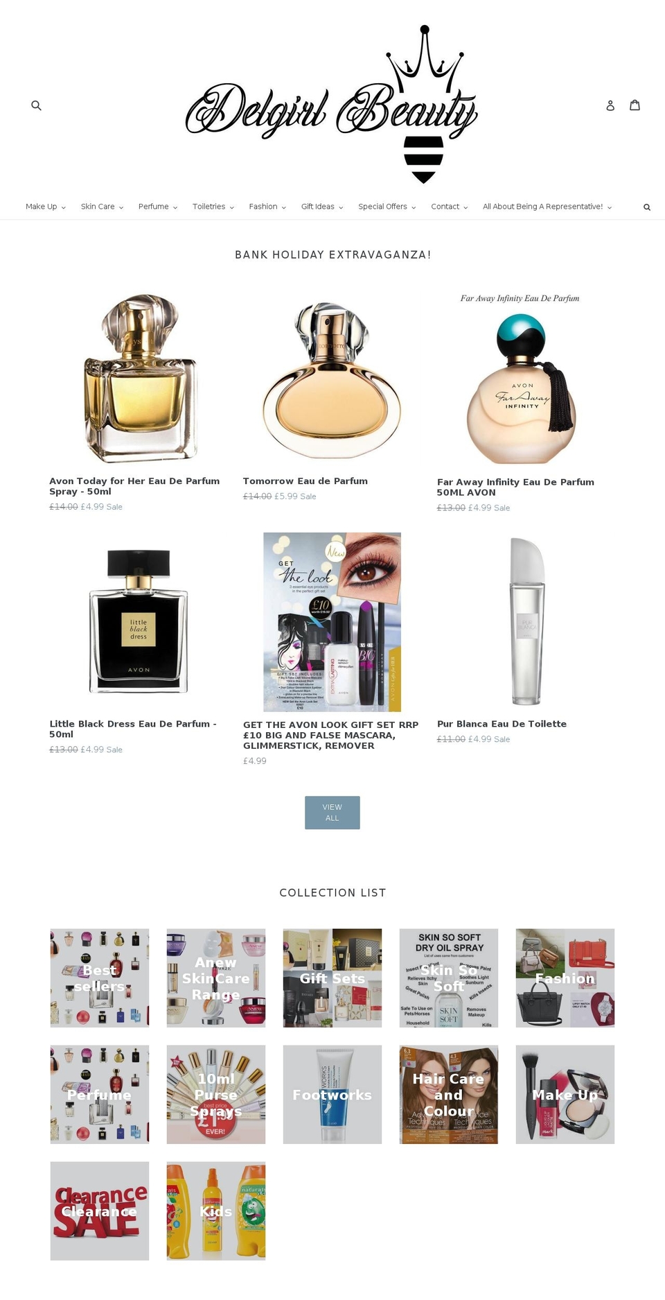 delgirl-beauty.com — Shopify storefront screenshot