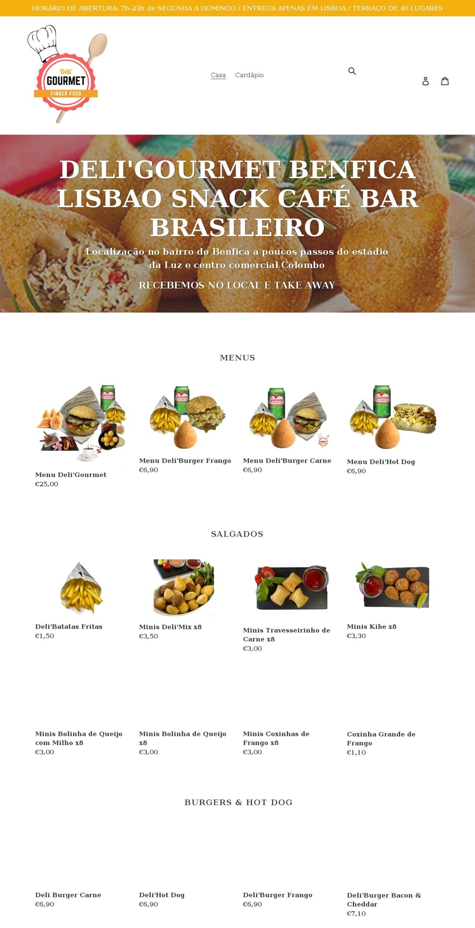 deli-gourmet.com shopify website screenshot