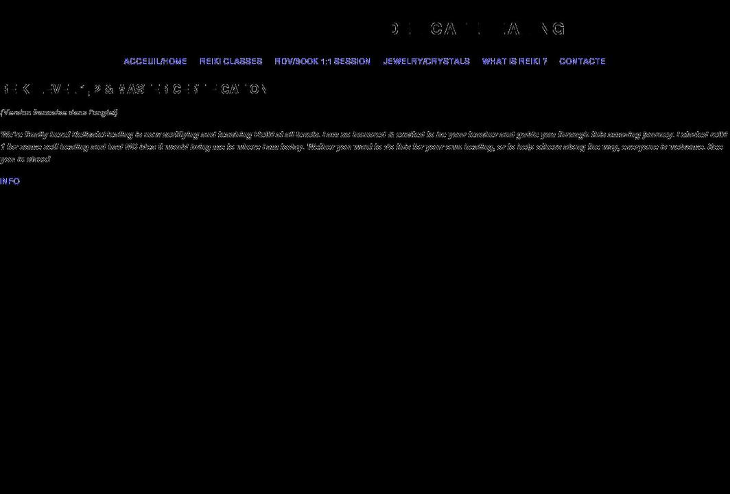 delicatehealing.com shopify website screenshot