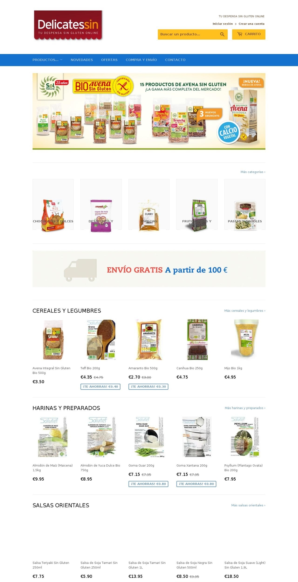 delicatessin.com shopify website screenshot