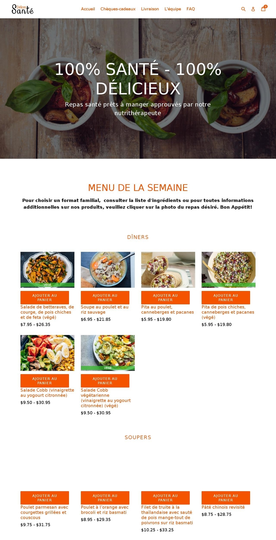 delicessante.ca shopify website screenshot