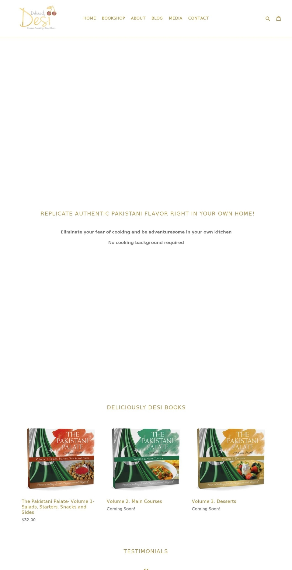 deliciouslydesi.com — Shopify storefront screenshot