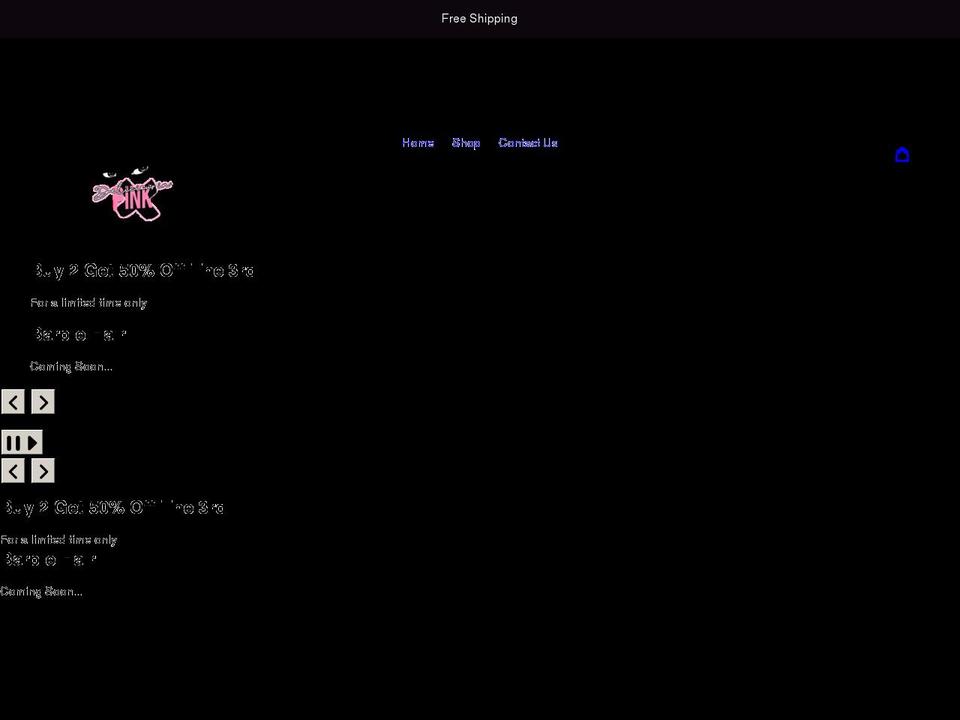 deliciousnpink.com shopify website screenshot