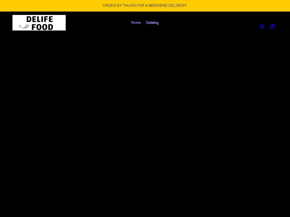 delifefood.com shopify website screenshot