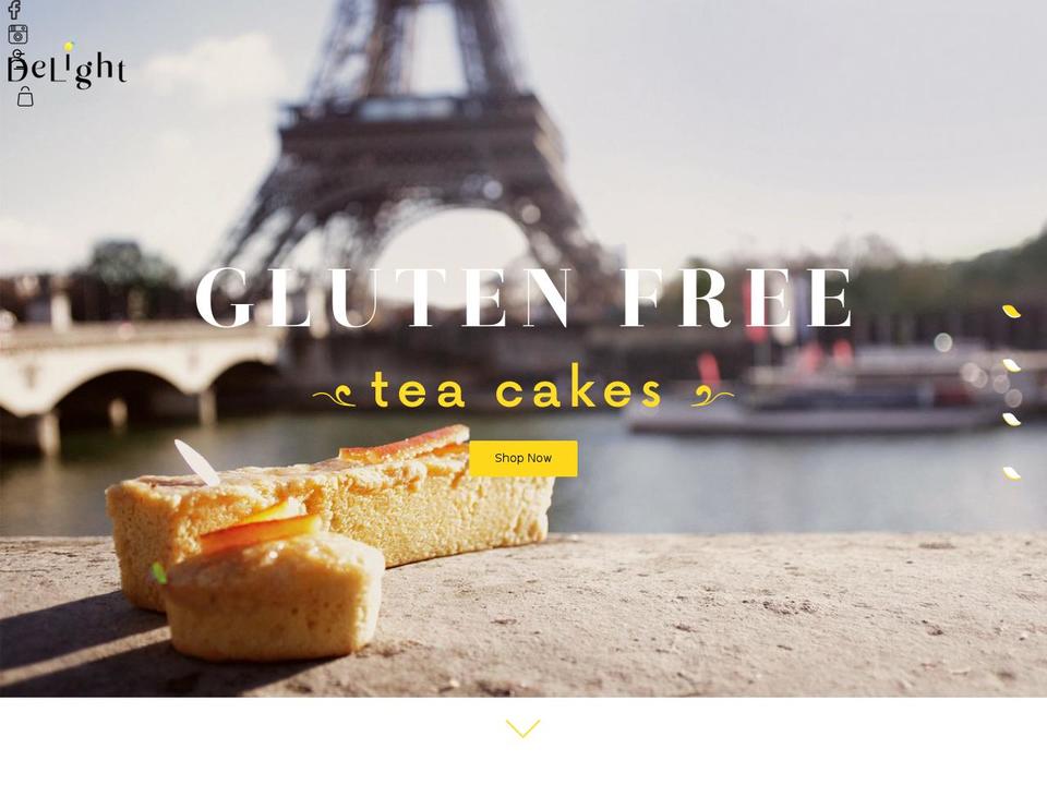 delightpatisserie.com — Shopify storefront screenshot