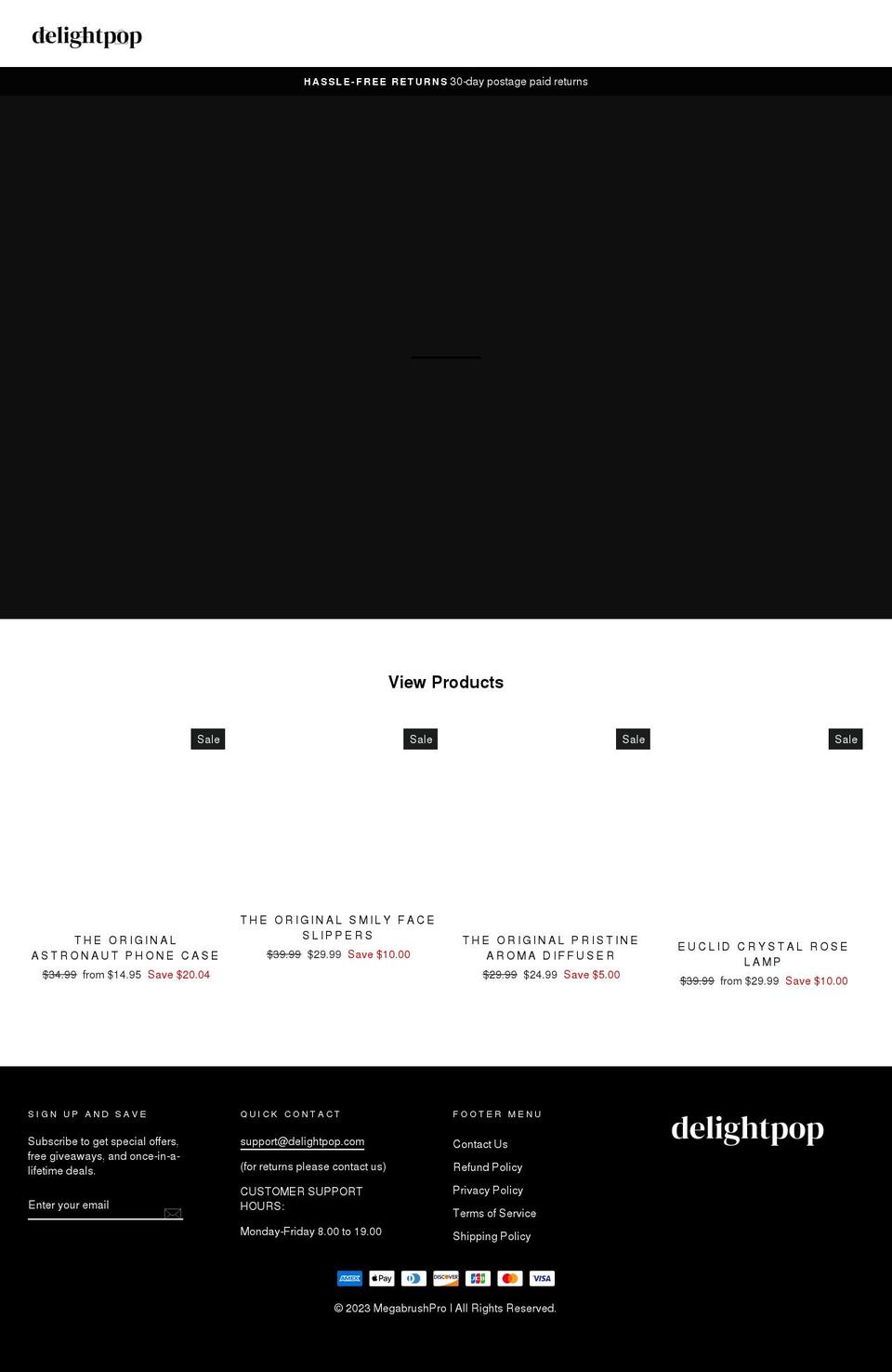 delightpop.com shopify website screenshot
