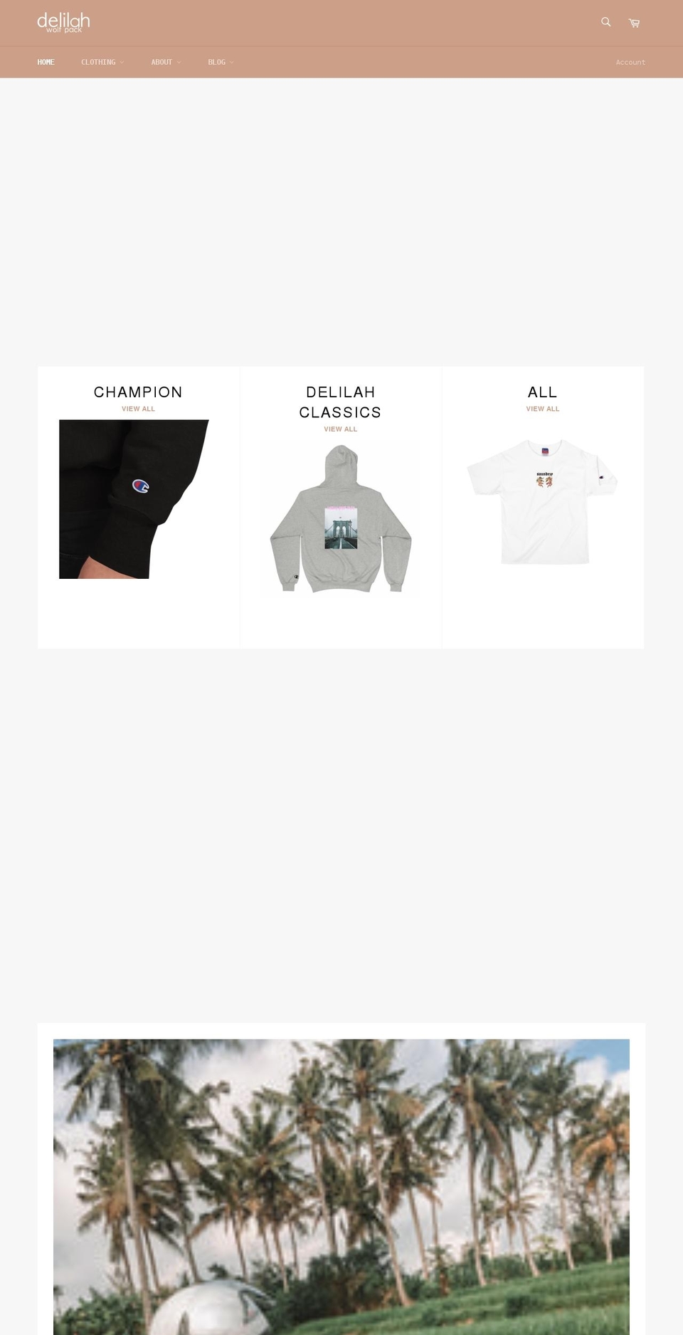 delilahwolfpack.com shopify website screenshot