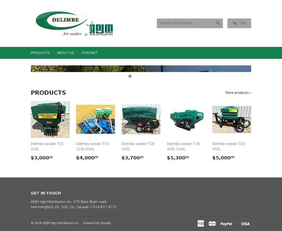 delimbeseeder.com shopify website screenshot