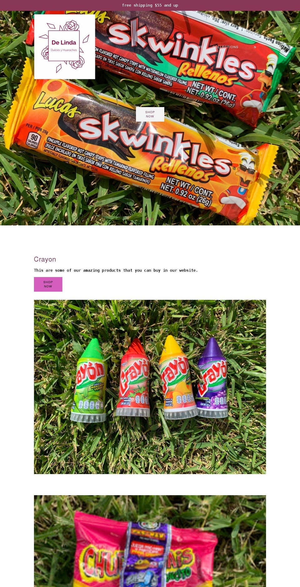 delinda.shop shopify website screenshot