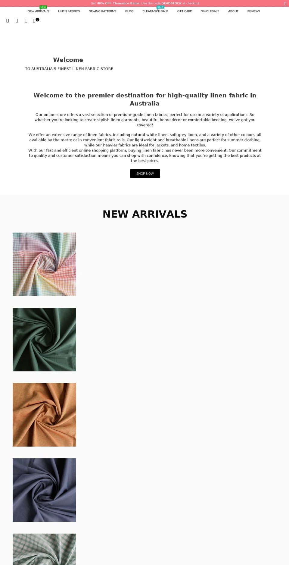 delinum.com.au shopify website screenshot