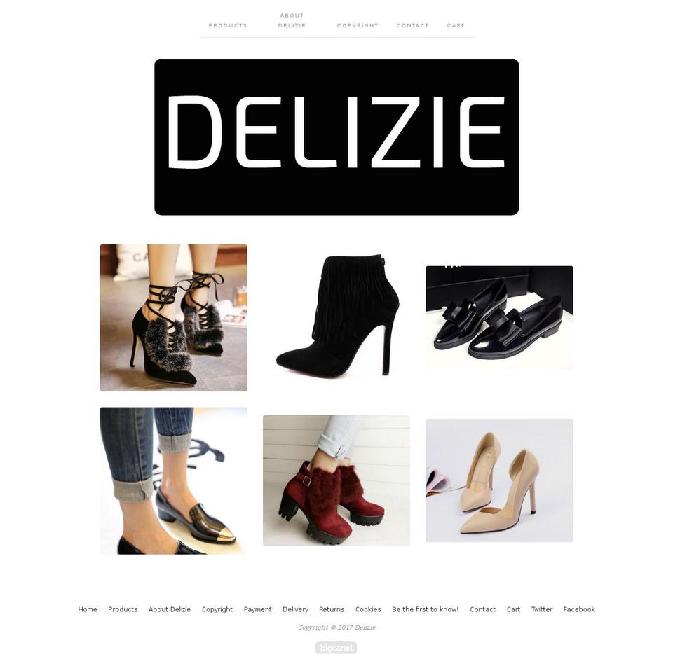 deliziestore.com shopify website screenshot