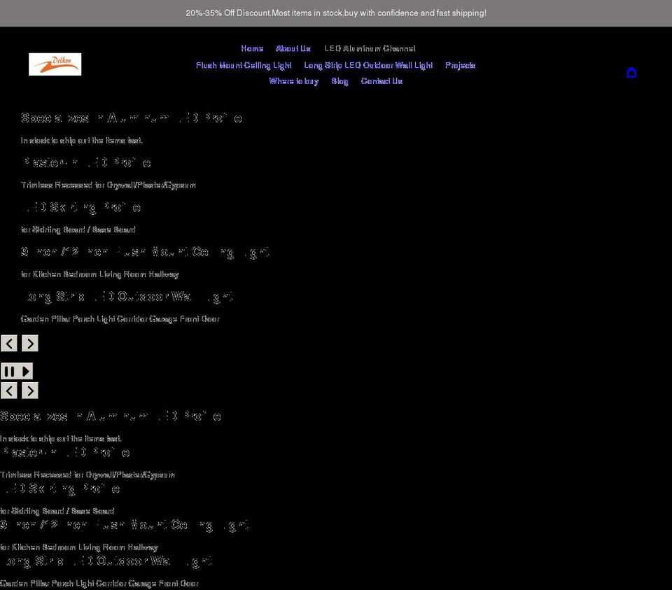 delkonlux.com shopify website screenshot