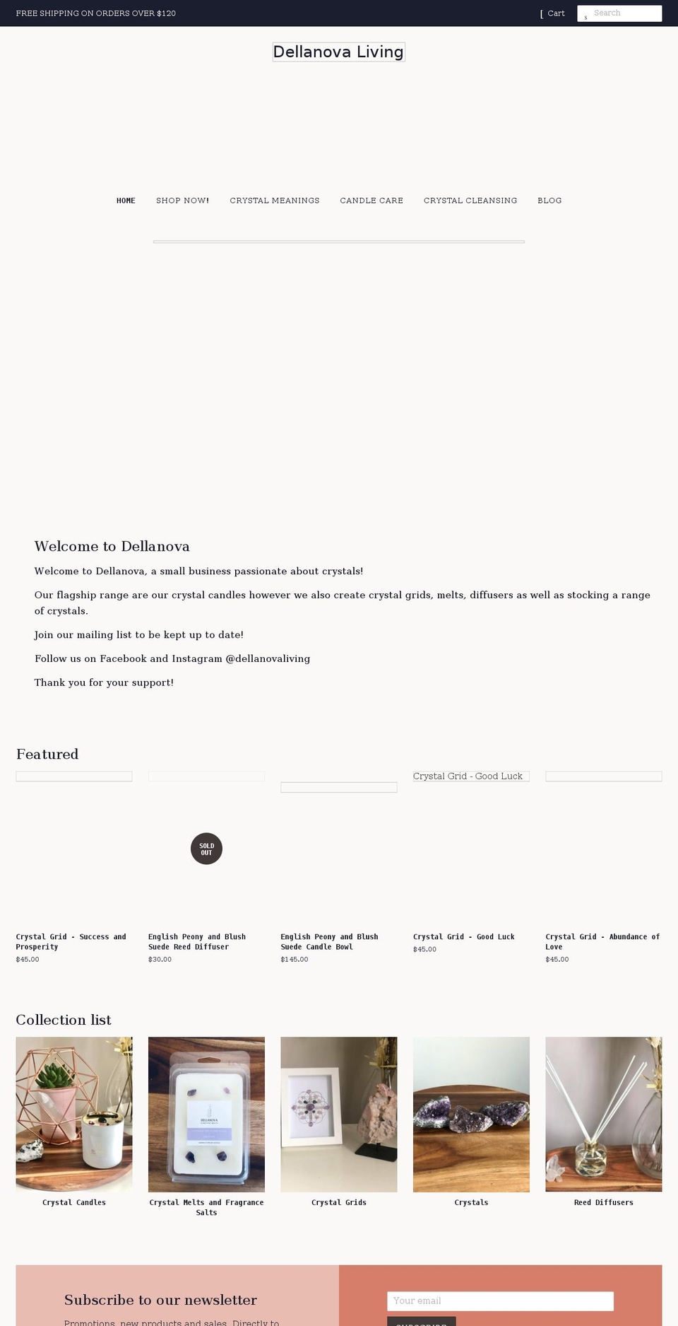 dellanova.com.au shopify website screenshot
