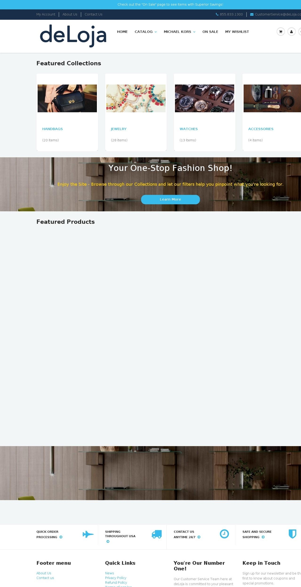 deloja.com — Shopify storefront screenshot