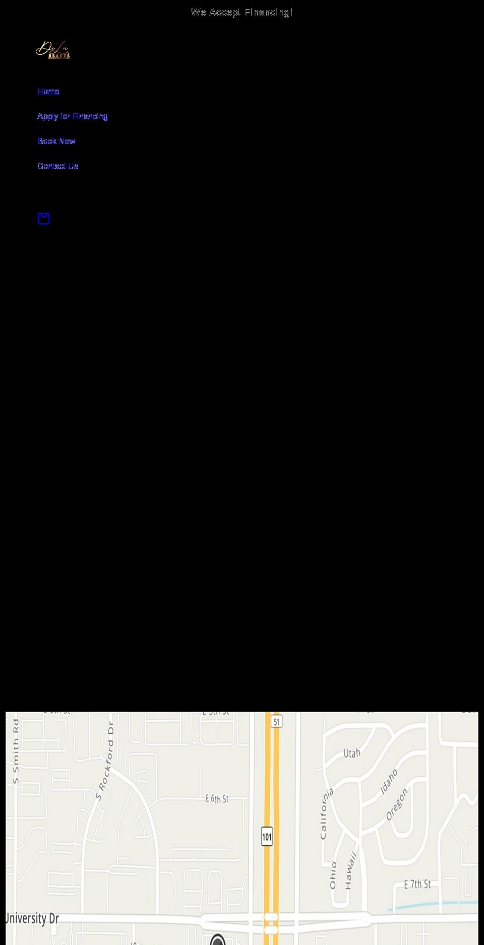 delorbeaute.com shopify website screenshot