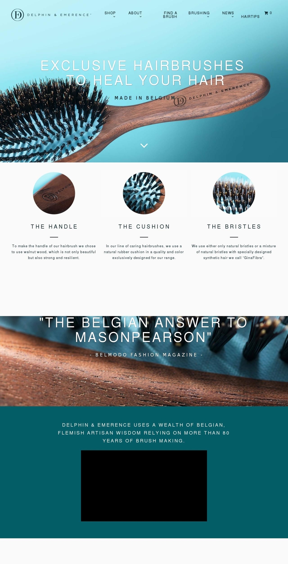 delphinandemerence.org shopify website screenshot