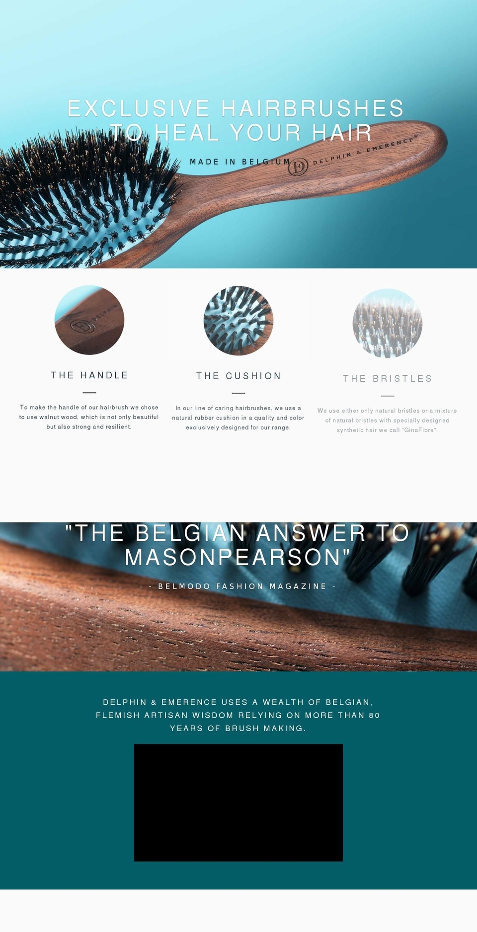 delphinemerence.org shopify website screenshot