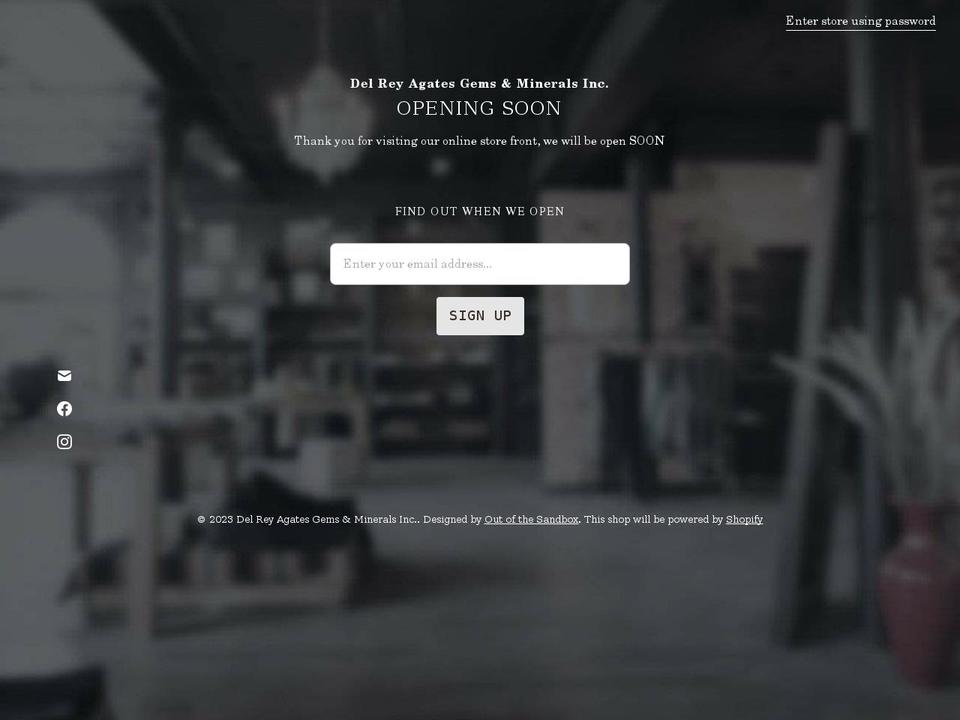 Latest version Shopify theme site example delreygems.com