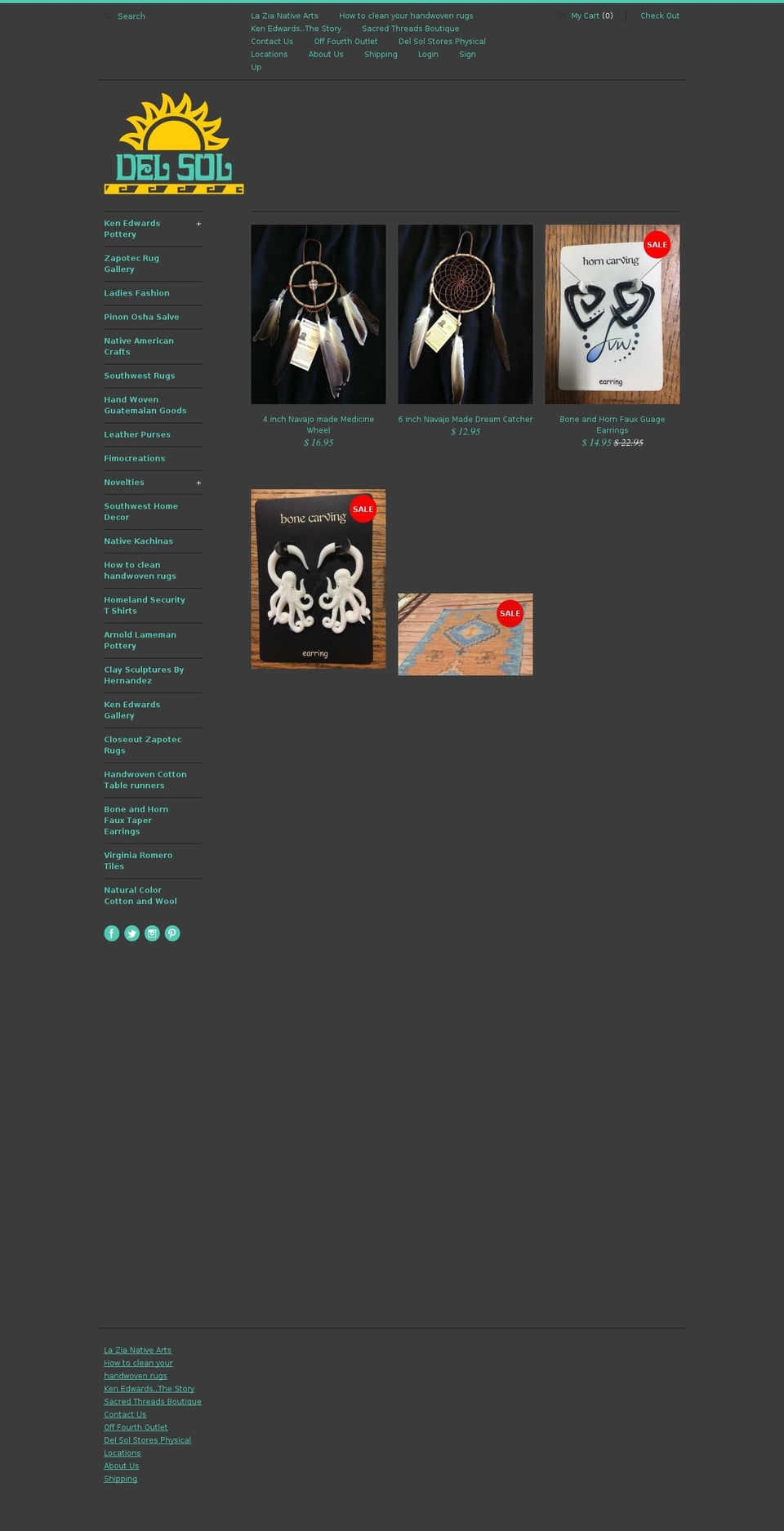 delsolstores.com shopify website screenshot