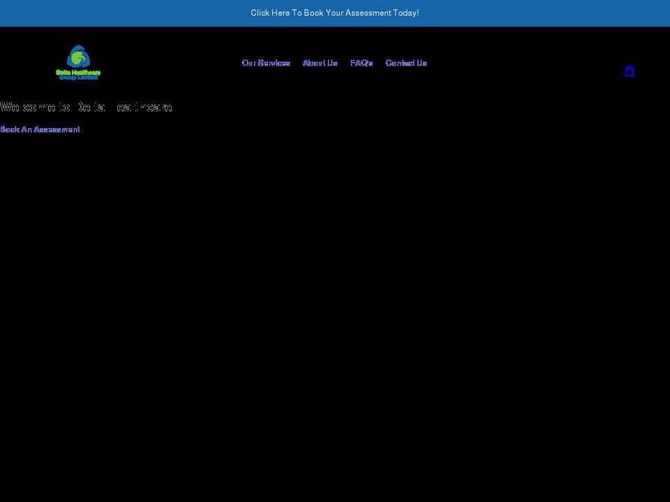 delta-healthcare.co.uk shopify website screenshot