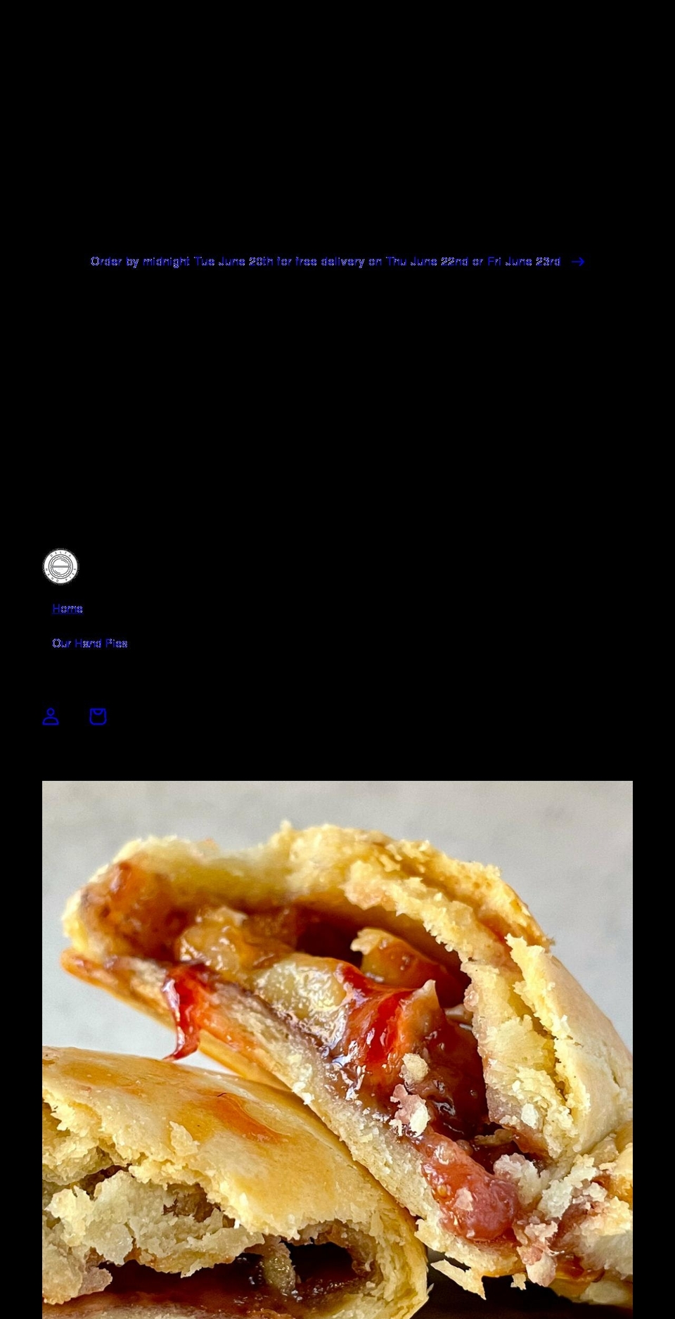deltahandpies.com shopify website screenshot