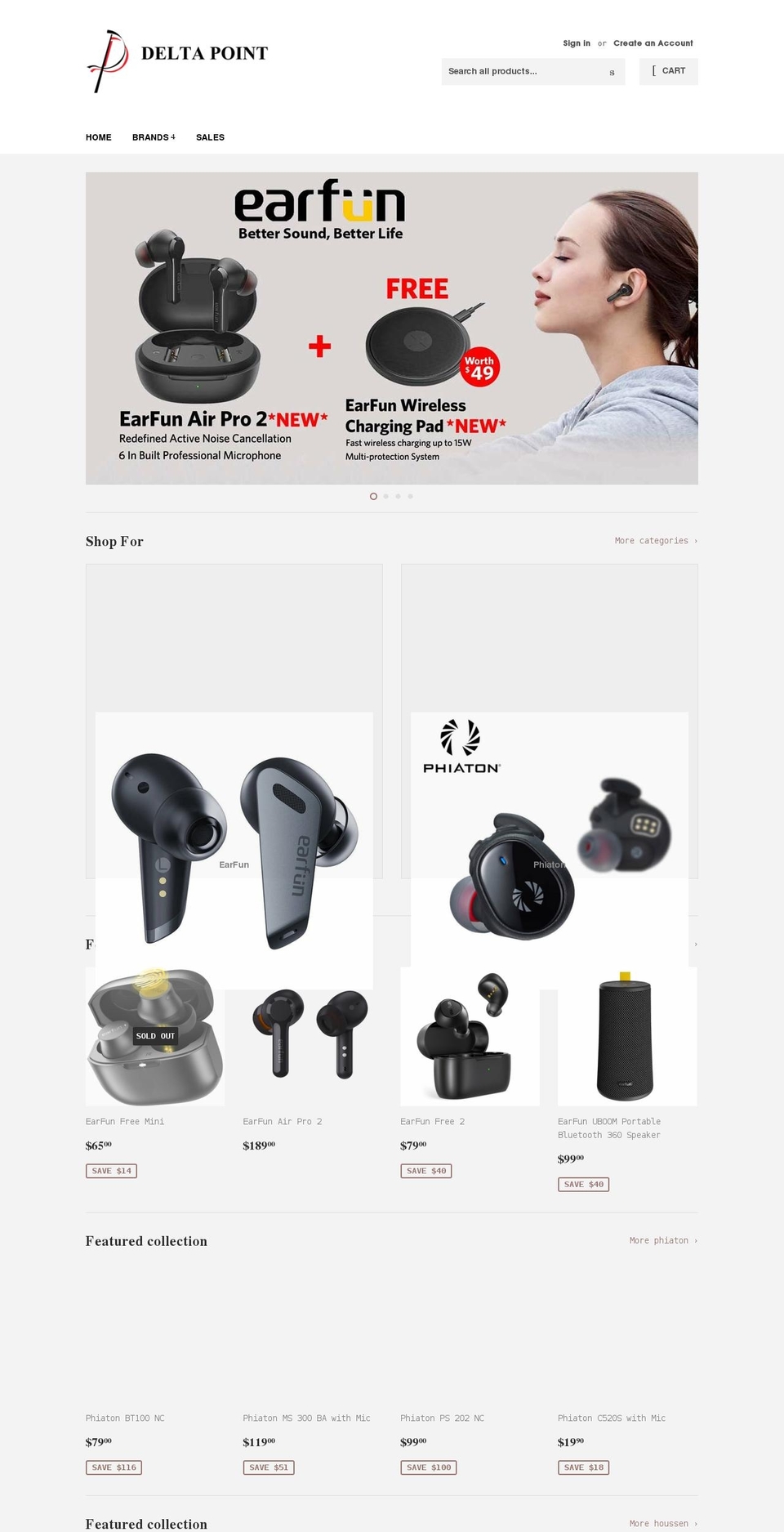 deltapoint.com.sg shopify website screenshot