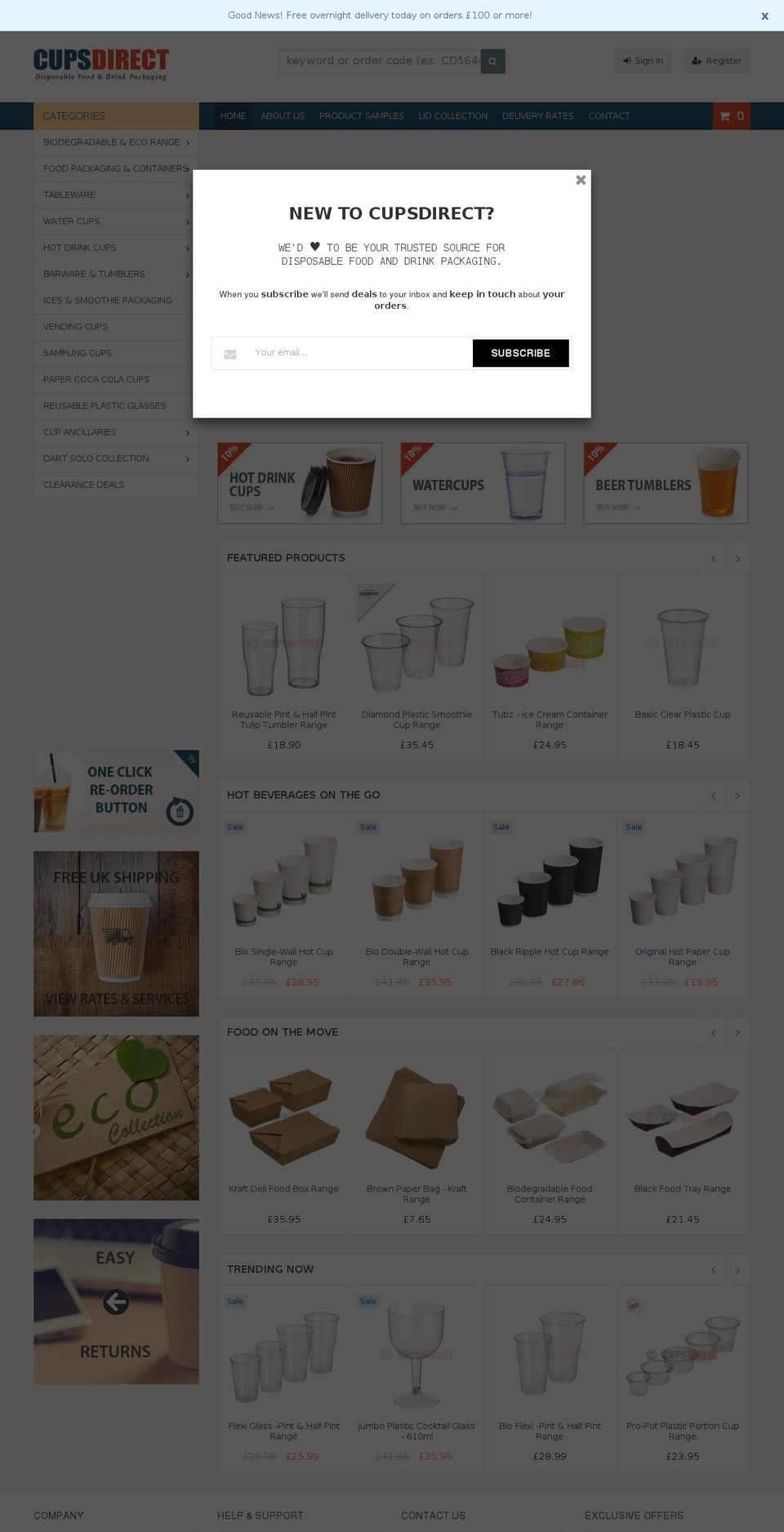 deltapointuk.com — Shopify storefront screenshot
