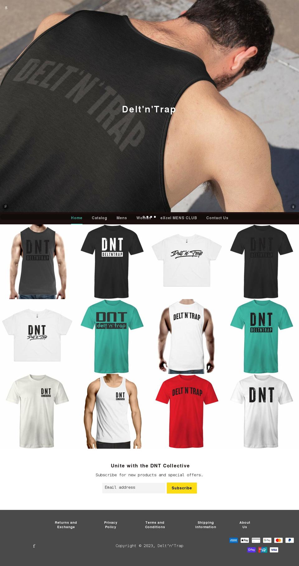 deltntrap.com shopify website screenshot