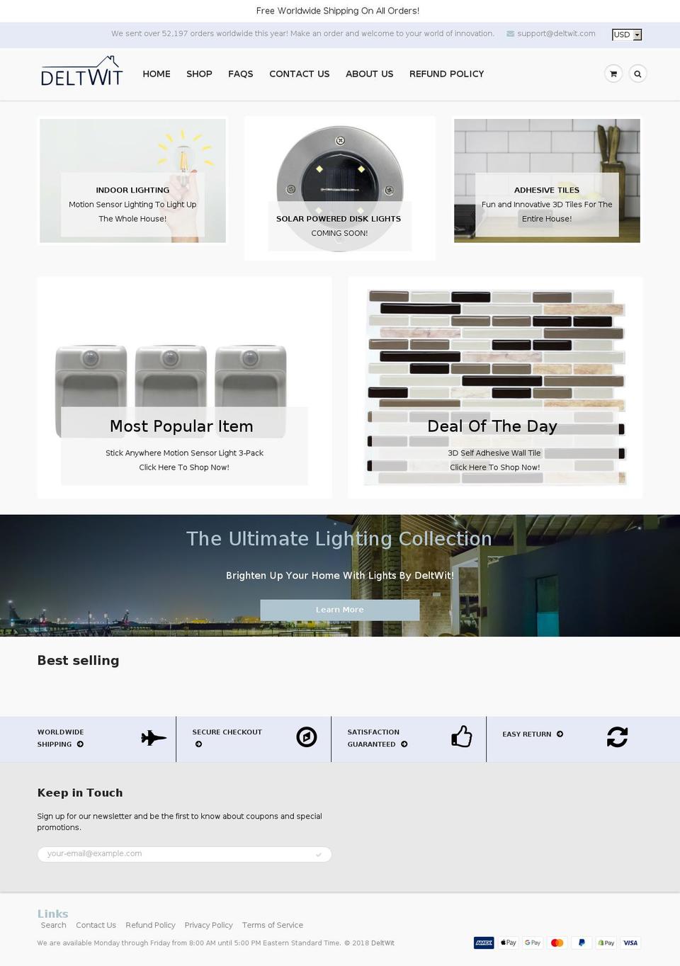 deltwit.com — Shopify storefront screenshot